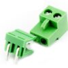 Terminal Connector 2 Pin With Right Angle Base