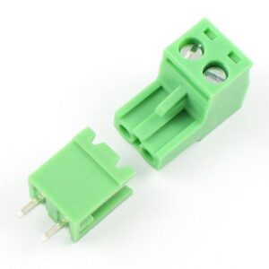 Terminal Connector 2 Pin With Straight Base