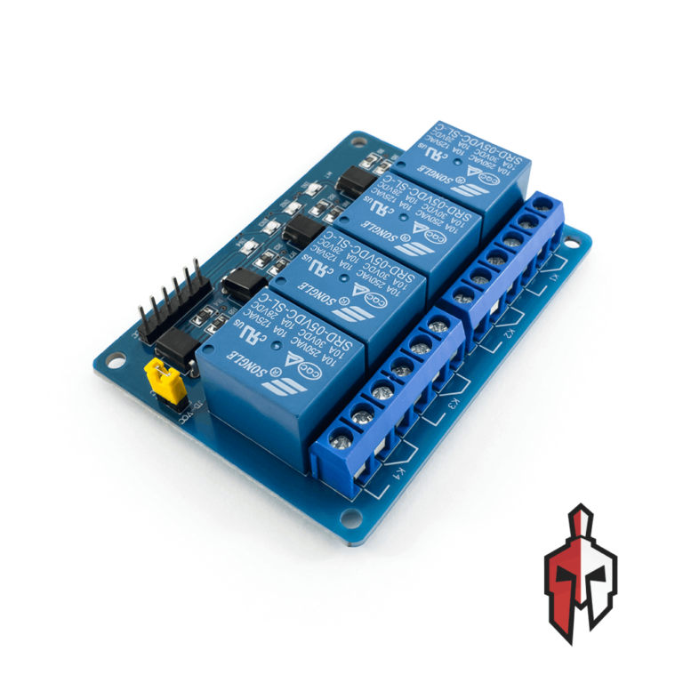 4 channel 5V DC Relay Module - Alphatronic