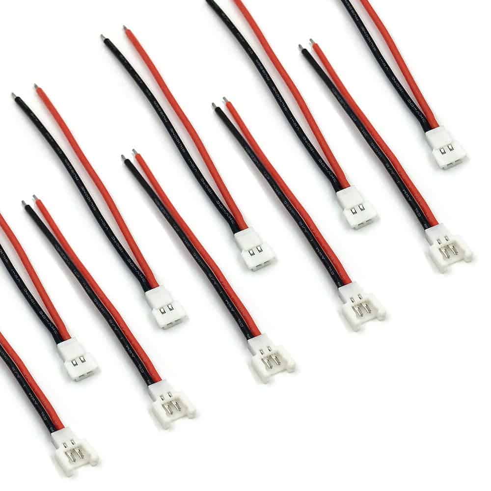 3 Pin Micro JST 2.0 PH Male & Female Connector Kit - 30cm 24AWG PVC Cable, Crimp Style