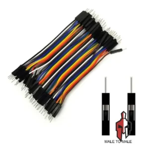 Dupont Jumper Wire 10cm Male-Male (40pcs) in Sri Lanka
