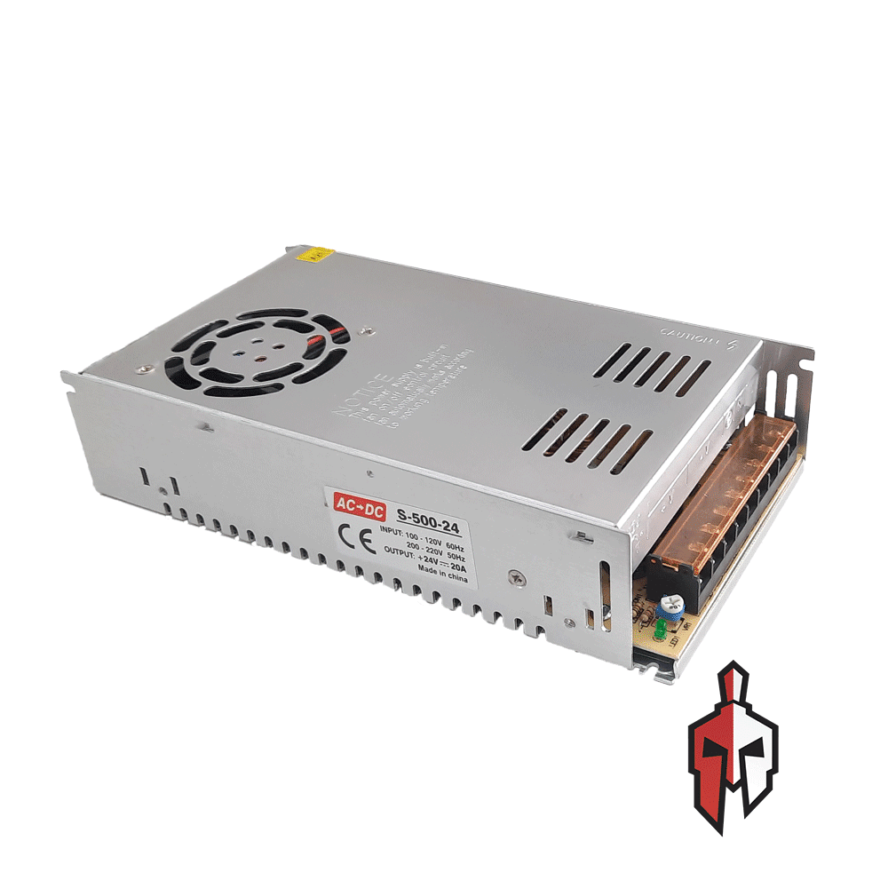 24V 20A SMPS Power Supply Metal Casing - Alphatronic