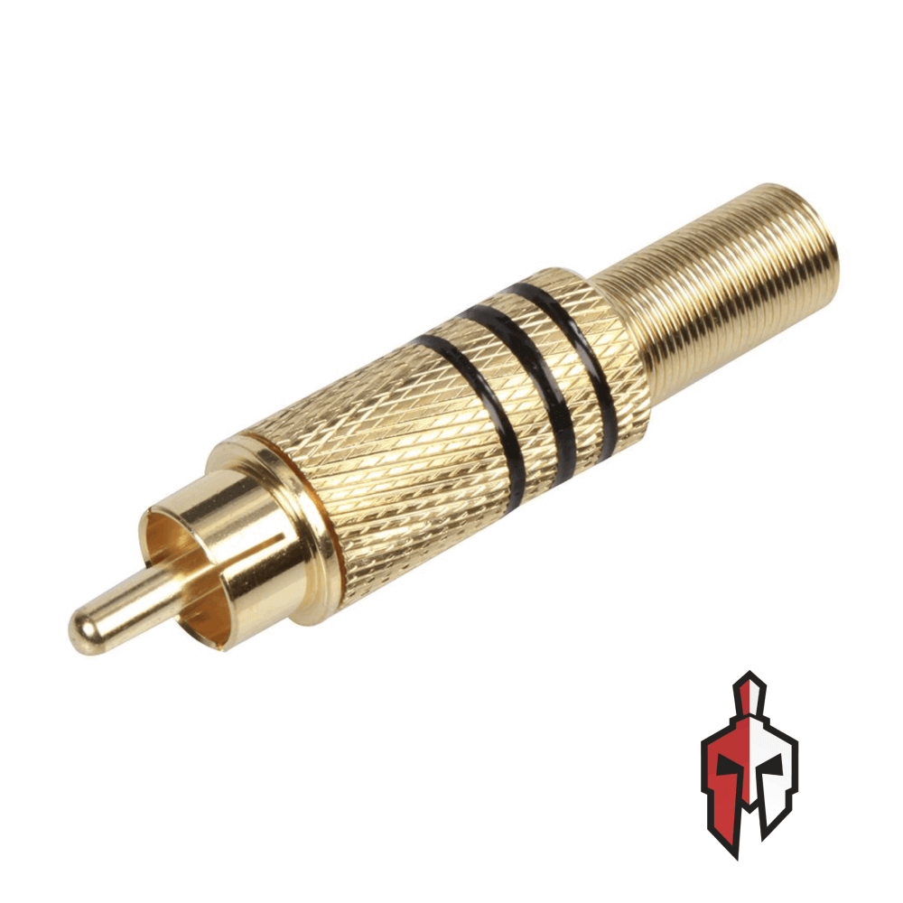 Câble Jack/RCA KOMELEC Câble jack 3.5-2 RCA gold Anthr