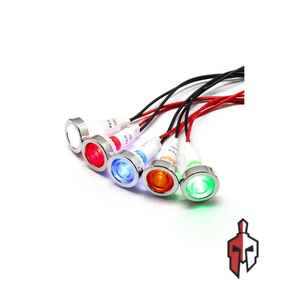 Smart Led Indicator Light 12V LED Panel Indicator Lights IP65 10MM - Alphatronic