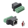 RJ45 Ethernet Female to 8-Pin Screw Terminal Adapter in Sri Lanka