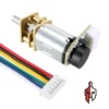 N20 DC Gear Motor with Encoder 6V 1000RPM in Sri Lanka