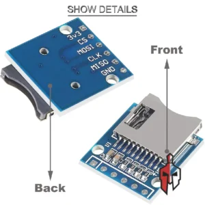 Micro SD TF Card Reader Module 3.3V 6Pin in Sri Lanka