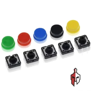 Tactile Push Button With Knob 12x12x7.3mm in Sri Lanka