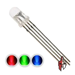 5mm RGB LED Diffused / Clear CC / CA in Sri Lanka
