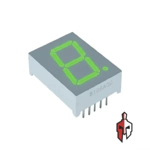 8106GG 0.8" Super Green 7-Segment Display in Sri Lanka