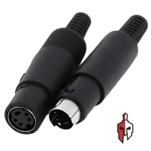 Mini DIN MD8 Connector (Male/Female) in Sri Lanka