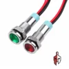 6mm LED Pilot Light Metal Flat Head in Sri Lanka