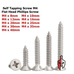 M4 Countersunk Self-Tapping Screw Phillips in Sri Lanka