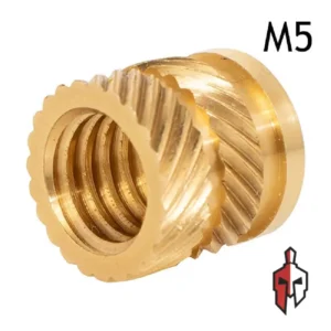 M5 Brass Knurled Threaded Insert in Sri Lanka