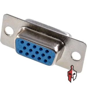 DB15 Female VGA Connector 3-Row Solder Type in Sri Lanka