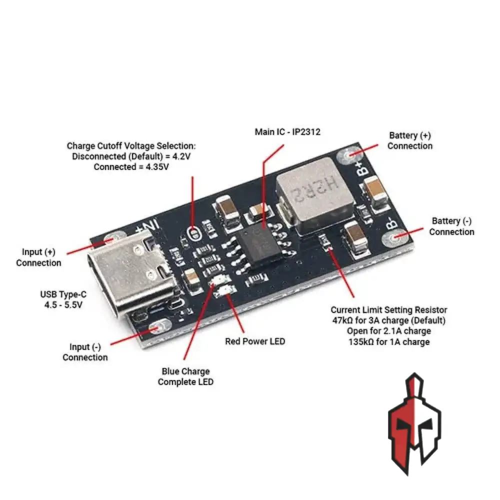 IP2312 USB-C 3A Fast Charging Module in Sri Lanka