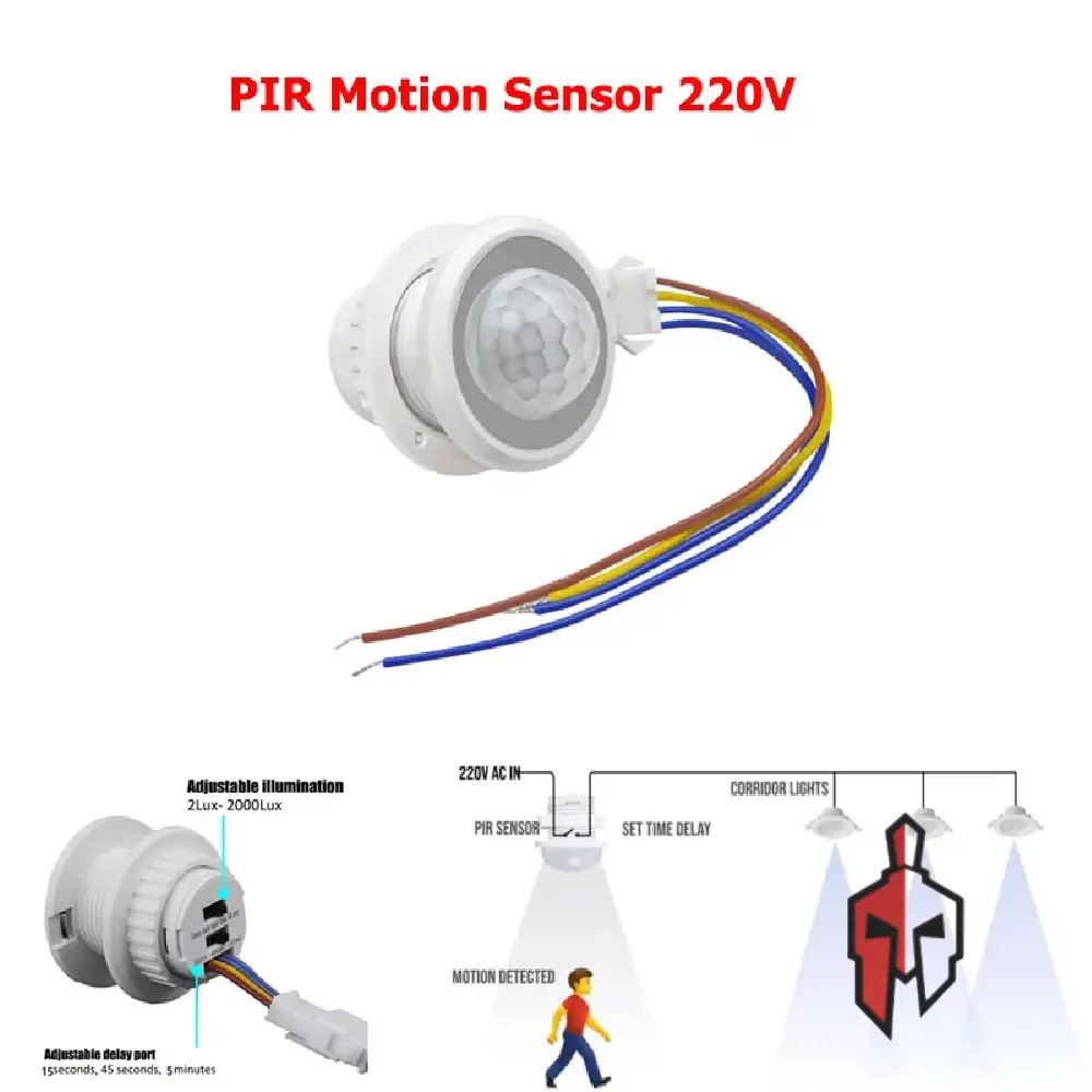 PIR Infrared Motion Sensor Switch 230V in Sri Lanka