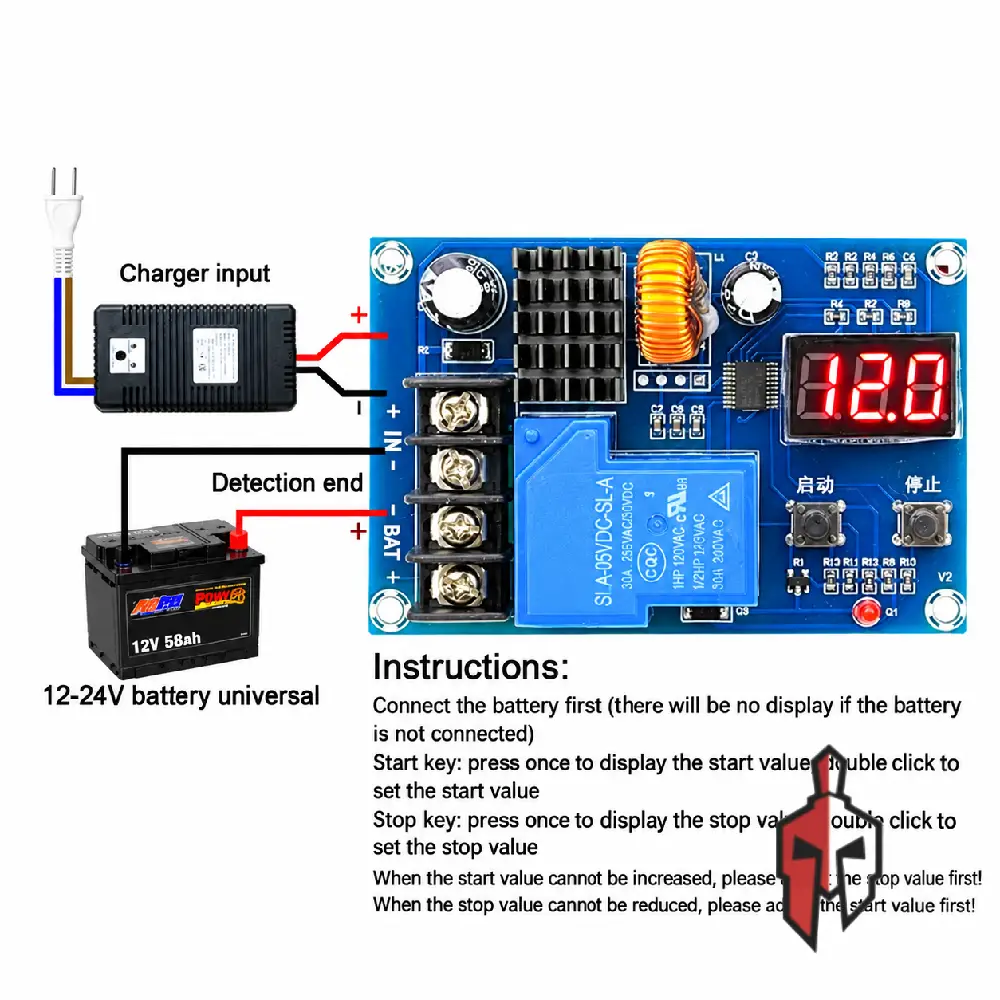 XH-M604 Charge Control Module DC 6-60V in Sri Lanka