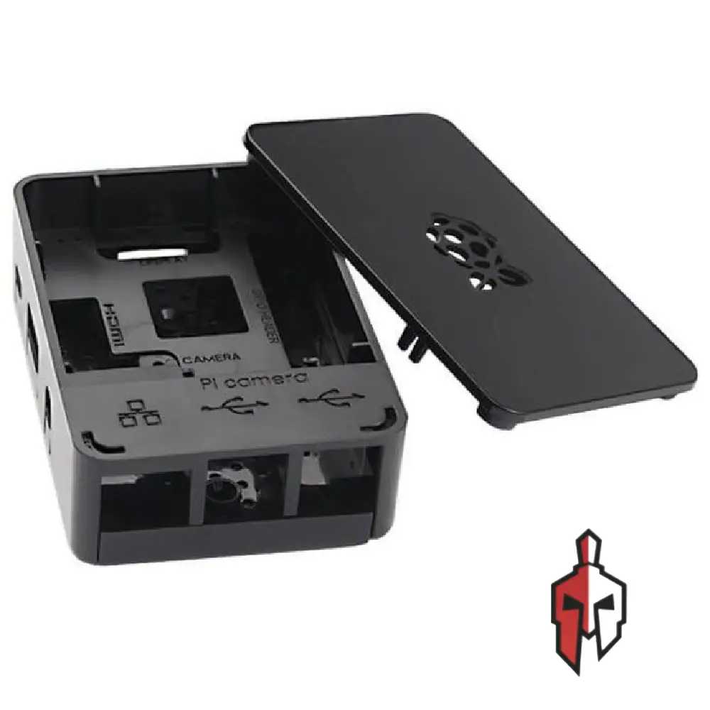 Raspberry Pi 2B/3B/3B+ ABS Case Black in Sri Lanka